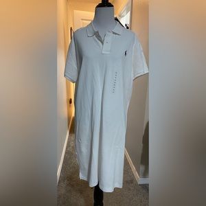 Polo Ralph Lauren Cotton Mesh Short-Sleeve Polo Dress